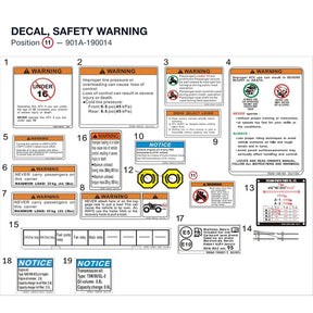 DECAL, SAFETY WARNING product image
