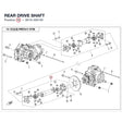 REAR DRIVE SHAFT product image