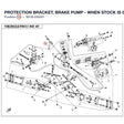 PROTECTION BRACKET, BRAKE PUMP - WHEN STOCK IS 0 THEN THIS ITEM IS NO LONGER AVAILABLE product image