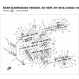 REAR SUSPENSION FENDER, RH REPL BY 901B-040022-10000 product image