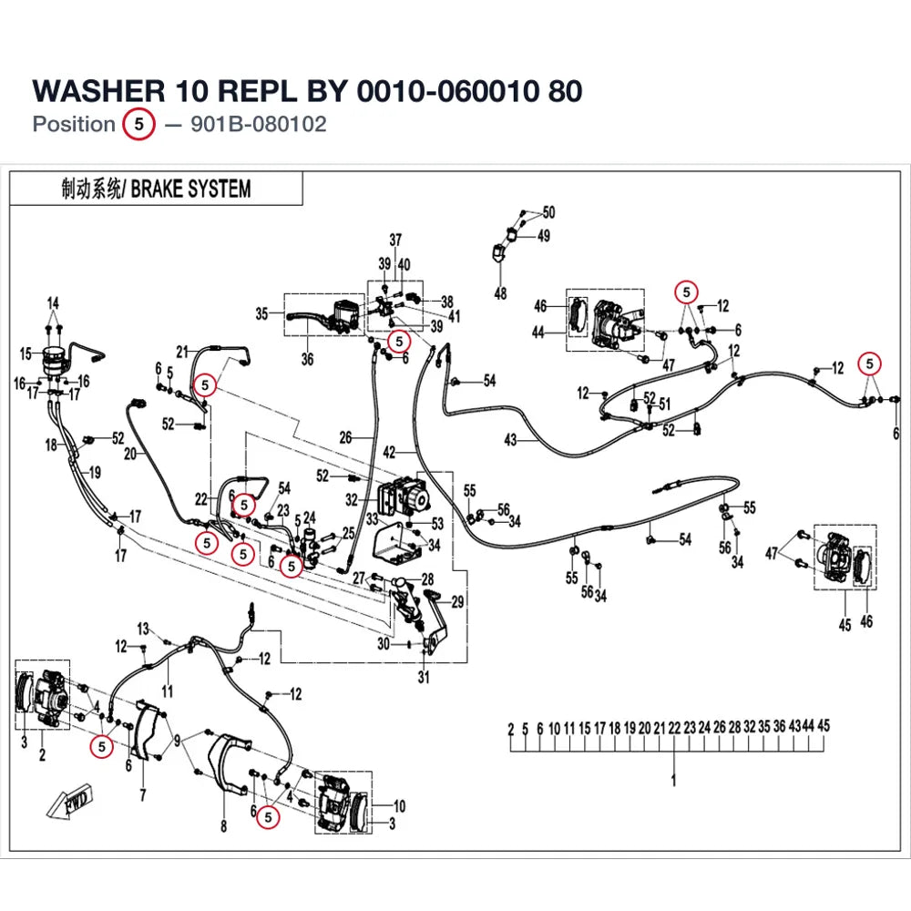 WASHER 10 REPL BY 0010-060010 product image