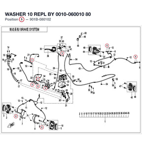 WASHER 10 REPL BY 0010-060010 product image