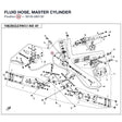 FLUID HOSE, MASTER CYLINDER product image