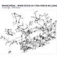 BRAKE PEDAL - WHEN STOCK IS 0 THIS ITEM IS NO LONGER AVAILABLE product image