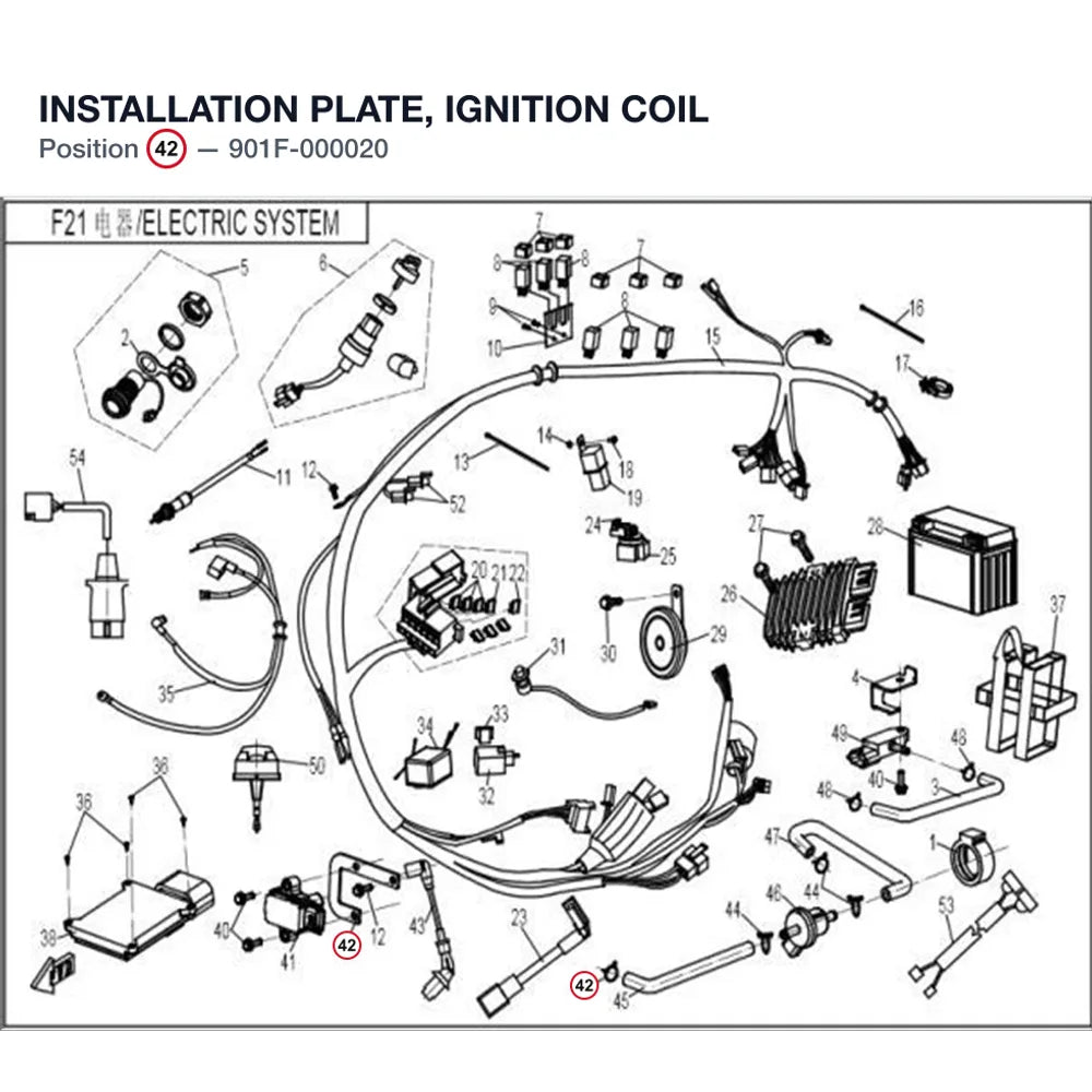 INSTALLATION PLATE, IGNITION COIL product image
