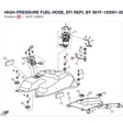 HIGH-PRESSURE FUEL HOSE, EFI REPL BY 901F-120001-00001 product image