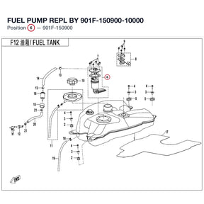 FUEL PUMP REPL BY 901F-150900-10000 product image