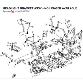 HEADLIGHT BRACKET ASSY - NO LONGER AVAILABLE product image