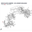 DECO PLATE, BUMPER - NO LONGER AVAILABLE product image