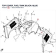 TOP COVER, FUEL TANK product image