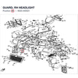 GUARD, RH HEADLIGHT product image