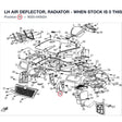 LH AIR DEFLECTOR, RADIATOR - WHEN STOCK IS 0 THIS ITEM IS NO LONGER AVAILABLE product image
