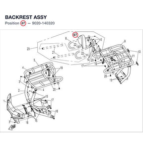 BACKREST ASSY product image