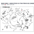 MAIN CABLE - WHEN STOCK IS 0 THIS ITEM IS NO LONGER AVAILABLE product image