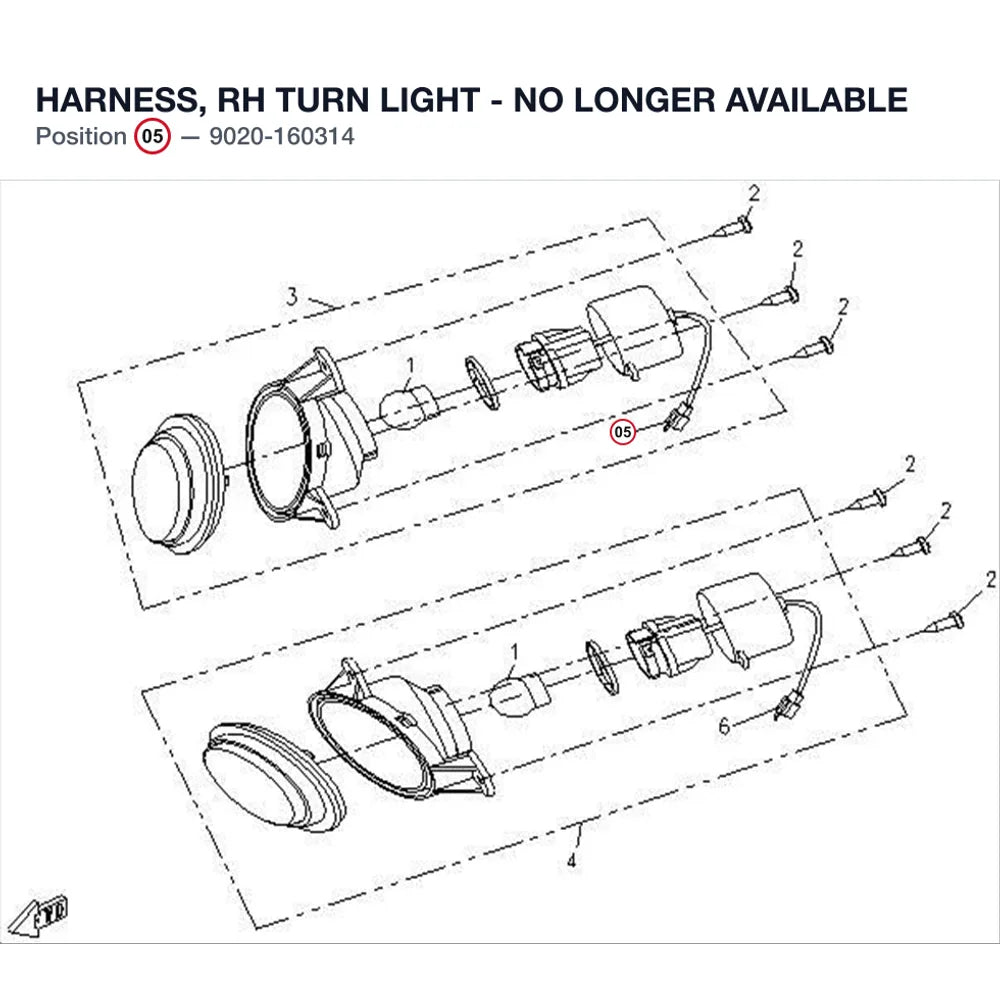 HARNESS, RH TURN LIGHT - NO LONGER AVAILABLE product image
