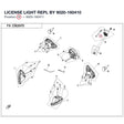 LICENSE LIGHT REPL BY 9020-160410 product image