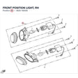 FRONT POSITION LIGHT, RH product image