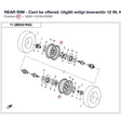 REAR RIM - Cant be offered. Utgått enligt leverantör product image