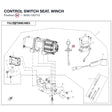 CONTROL SWITCH SEAT, WINCH product image