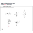SWITCH ASSY, FOG LIGHT product image