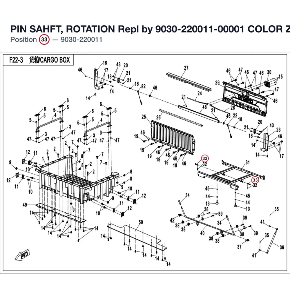 PIN SAHFT, ROTATION Repl by 9030-220011-00001 product image