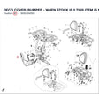 DECO COVER, BUMPER - WHEN STOCK IS 0 THIS ITEM IS NO LONGER AVAILABLE product image