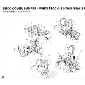 DECO COVER, BUMPER - WHEN STOCK IS 0 THIS ITEM IS NO LONGER AVAILABLE product image