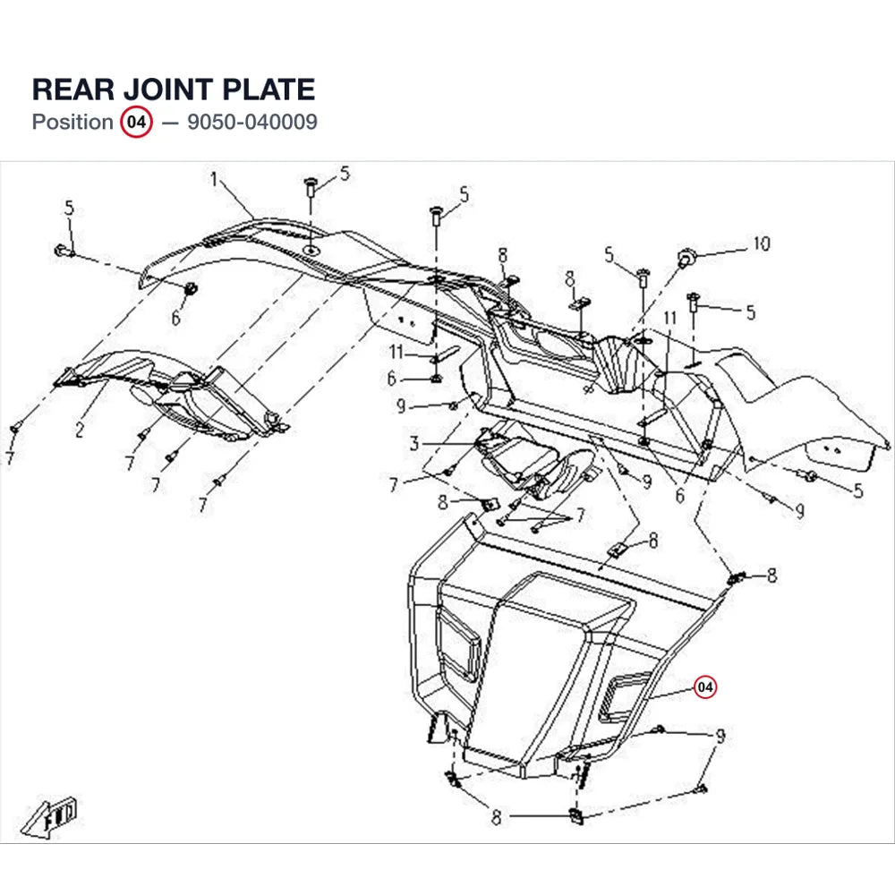 REAR JOINT PLATE product image