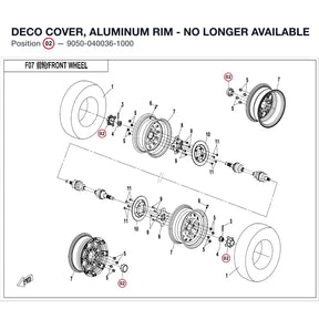 DECO COVER, ALUMINUM RIM - NO LONGER AVAILABLE product image