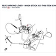 SEAT, PARKING LEVER - WHEN STOCK IS 0 THIS ITEM IS NO LONGER AVAILABLE product image