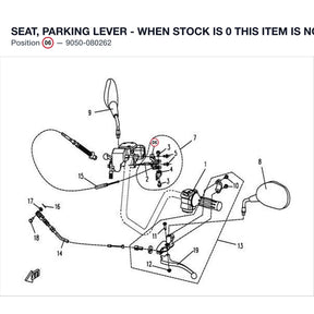 SEAT, PARKING LEVER - WHEN STOCK IS 0 THIS ITEM IS NO LONGER AVAILABLE product image