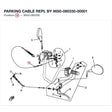 PARKING CABLE REPL BY 9050-080330-00001 product image