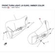 FRONT TURN LIGHT, LH product image