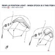 REAR LH POSITION LIGHT - WHEN STOCK IS 0 THIS ITEM IS NO LONGER AVAILABLE product image