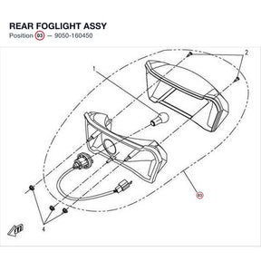 REAR FOGLIGHT ASSY product image