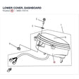 LOWER COVER, DASHBOARD product image