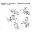 SOCKET, PROTECTOR DECO - NO LONGER AVAILABLE product image