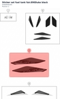 Diagram preview: Sticker set fuel tank fair.890Duke black (63608090200)