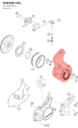 Diagram preview: STATOR CPL. (90539004000)