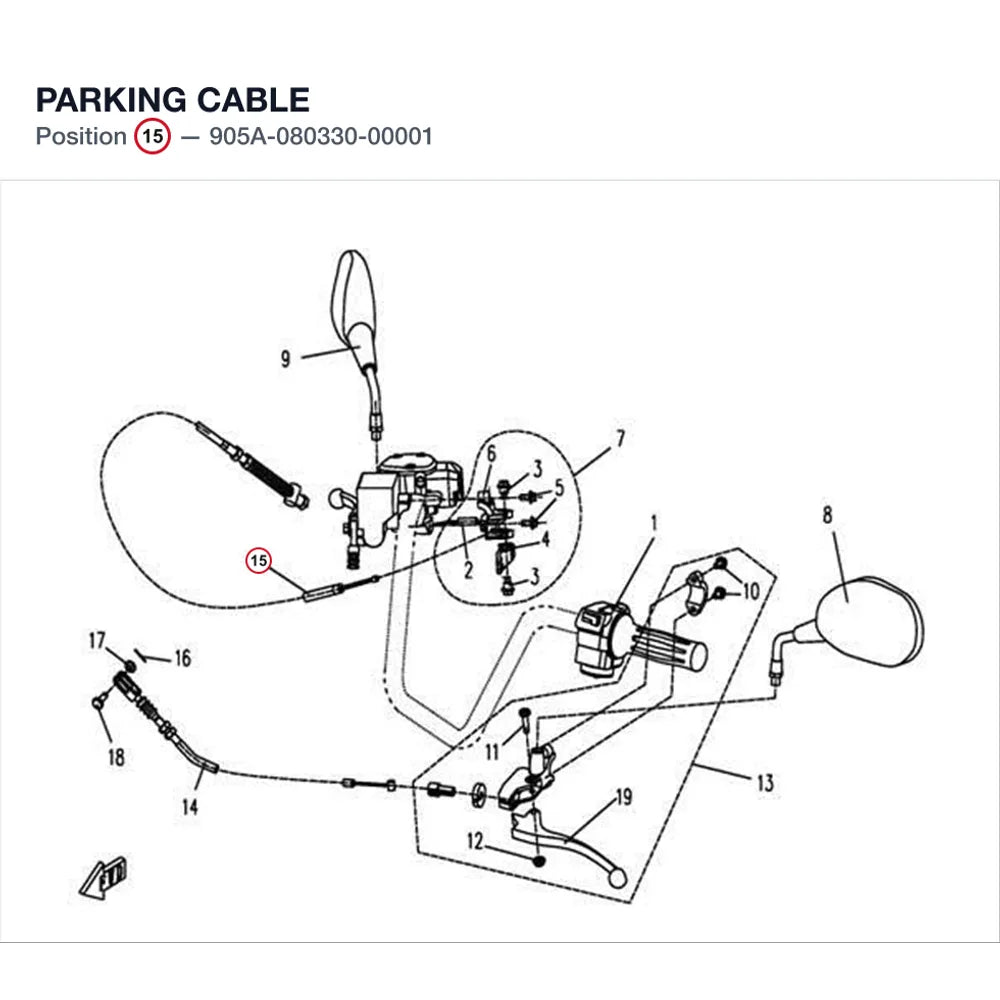 PARKING CABLE product image