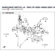 HANDLEBAR SWITCH, LH - REPL BY 905B-160600-20001 product image