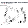 FRONT PART, CVT AIR OUTLET PIPE - WHEN STOCK IS 0 THIS ITEM IS NO LONGER AVAILABLE product image