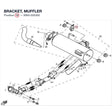 BRACKET, MUFFLER product image