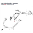 LH FIXING BRACKET, ARMREST product image