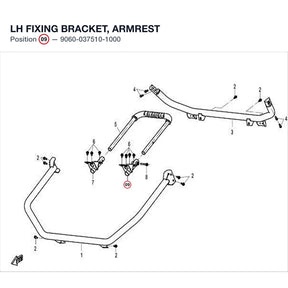 LH FIXING BRACKET, ARMREST product image