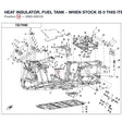 HEAT INSULATOR, FUEL TANK - WHEN STOCK IS 0 THIS ITEM IS NO LONGER AVAILABLE product image