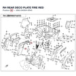 RH REAR DECO PLATE product image