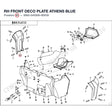 RH FRONT DECO PLATE product image