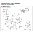 RH FRONT DECO PLATE product image