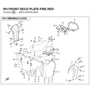 RH FRONT DECO PLATE product image